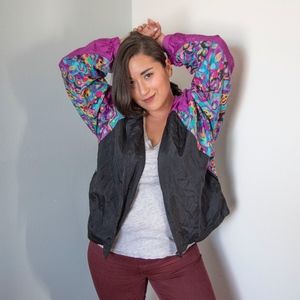 Totally Rad Vintage 90's Windbreaker Jacket